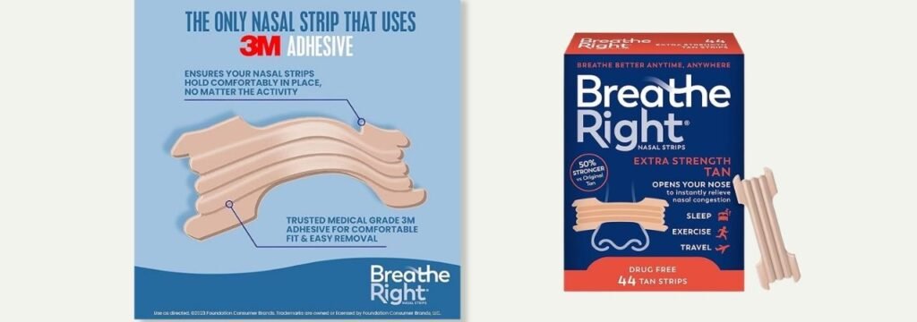 Breathe Right extra strength Best Nasal Strips for deviated septum