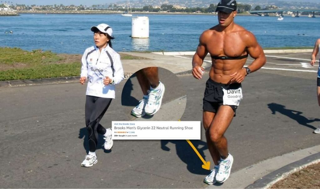 david goggins brooks running hoes